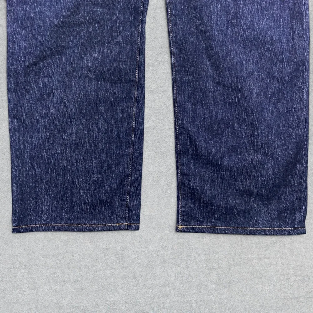 Lucky Brand Jeans Men's 38x30 Blue Denim 363 Straight Dark Wash Stretch